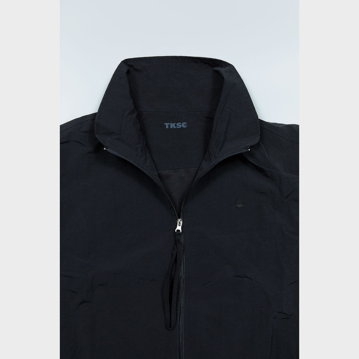 NYLON TRACK BLOUSON “SUN” ー BLK