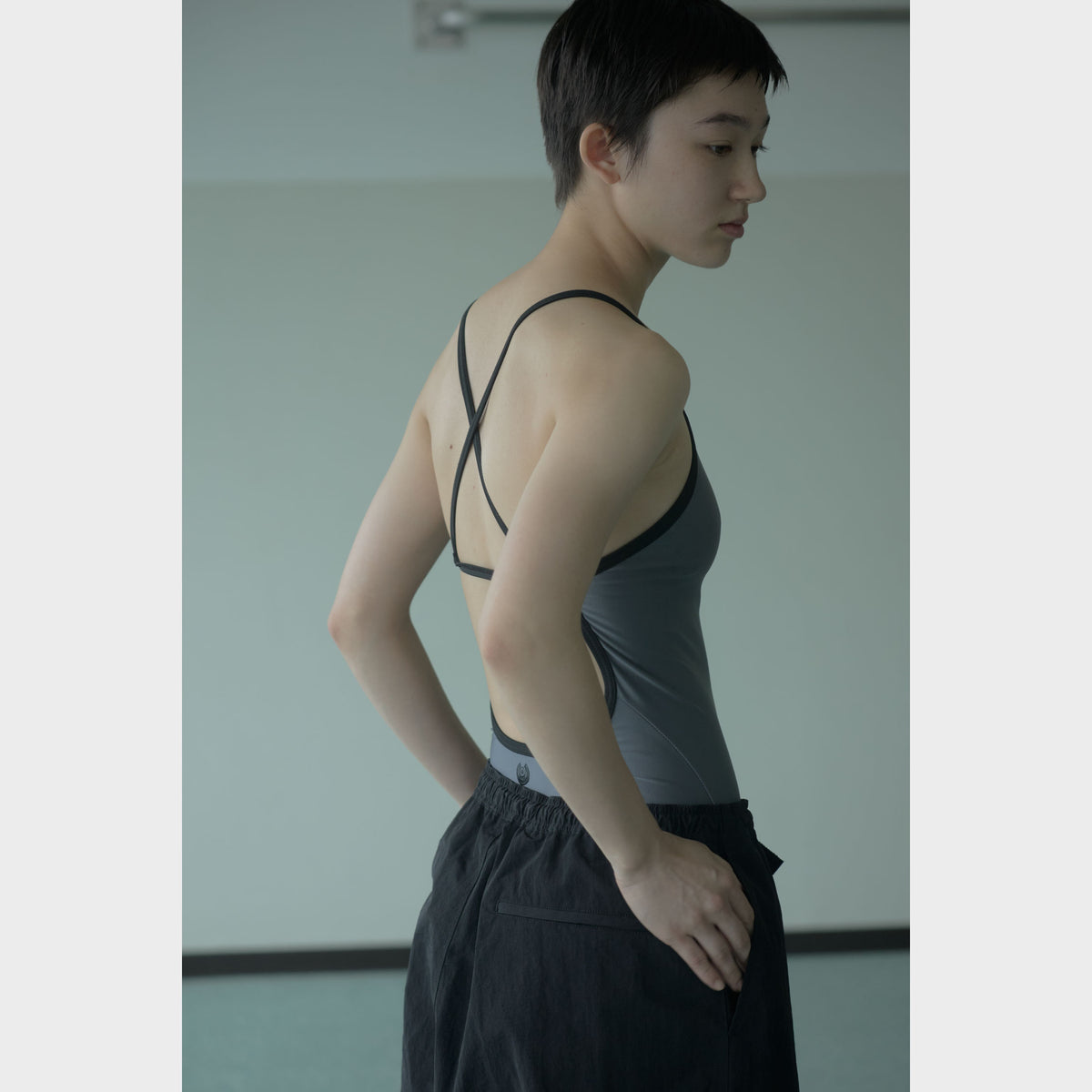 WOMEN’S SWIMWEAR “MINDFULNESS SWIMMING” ー GRY