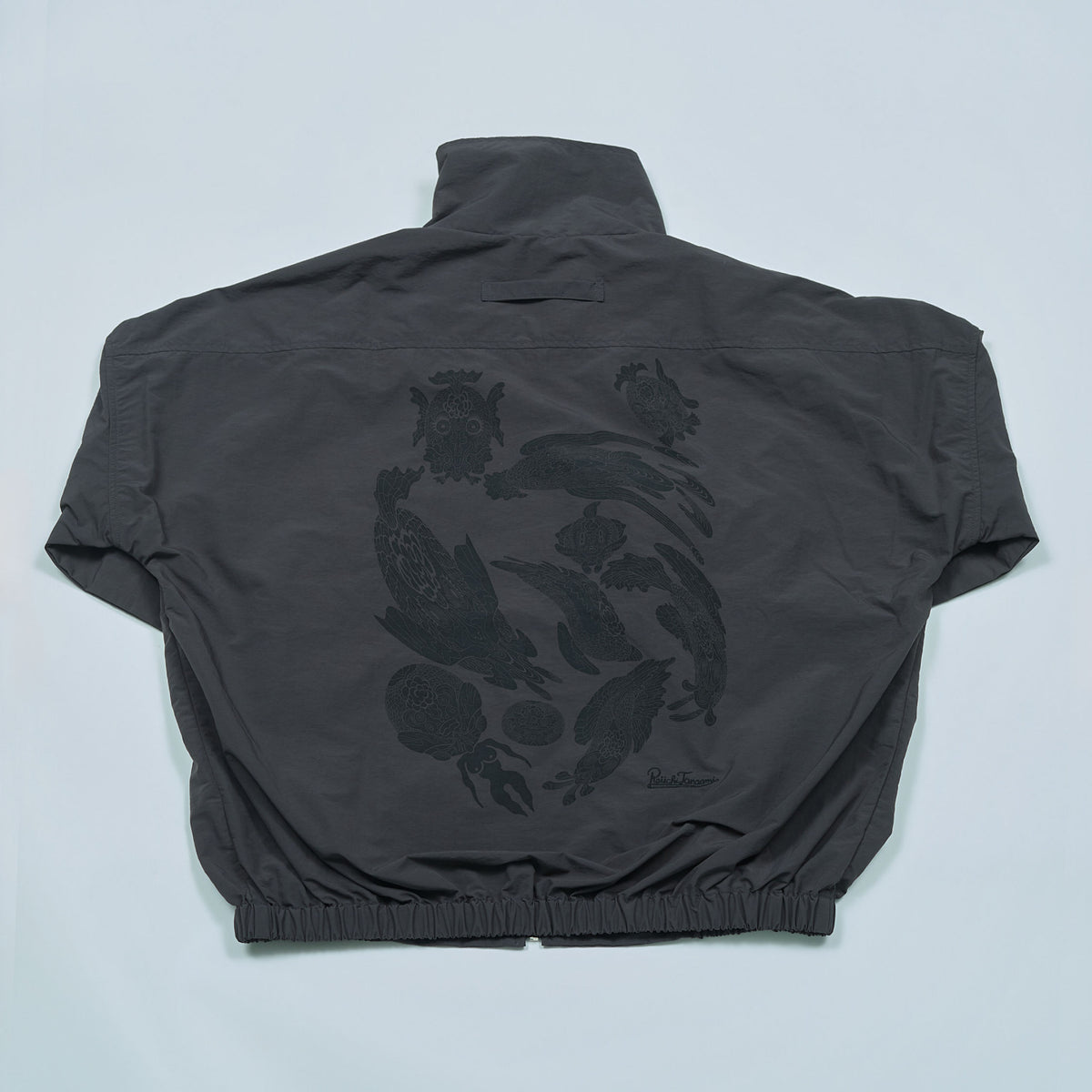 NYLON TRACK BLOUSON “GOLDFISH SWIM IN THE POOL”