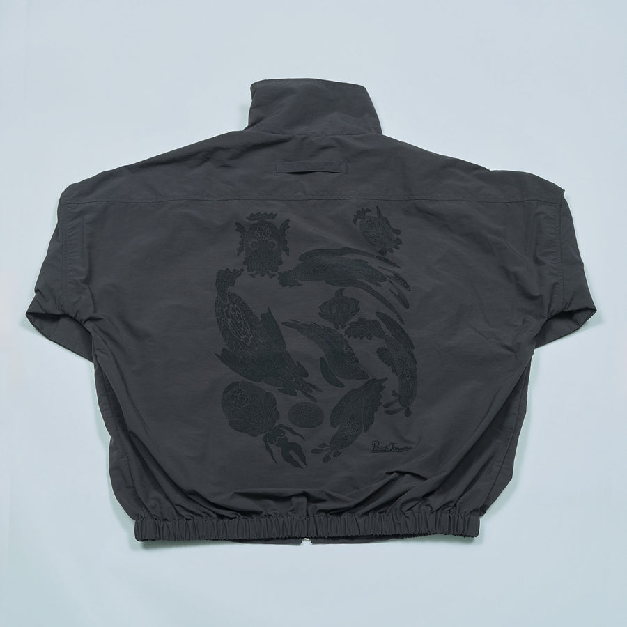 NYLON TRACK BLOUSON “GOLDFISH SWIM IN THE POOL”