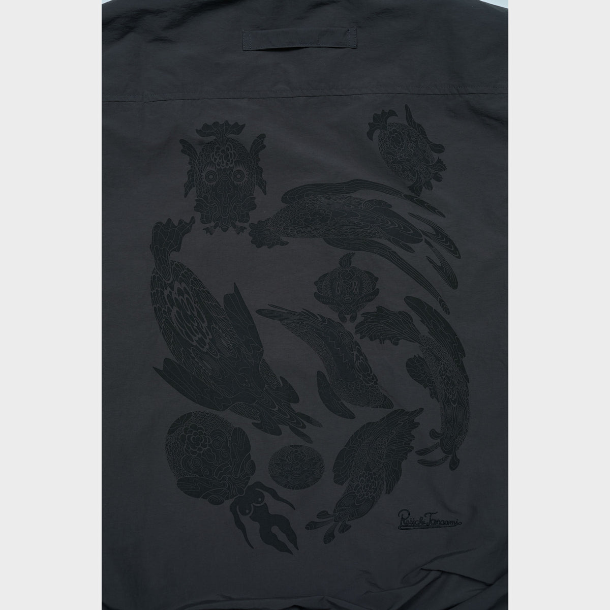 NYLON TRACK BLOUSON “GOLDFISH SWIM IN THE POOL”