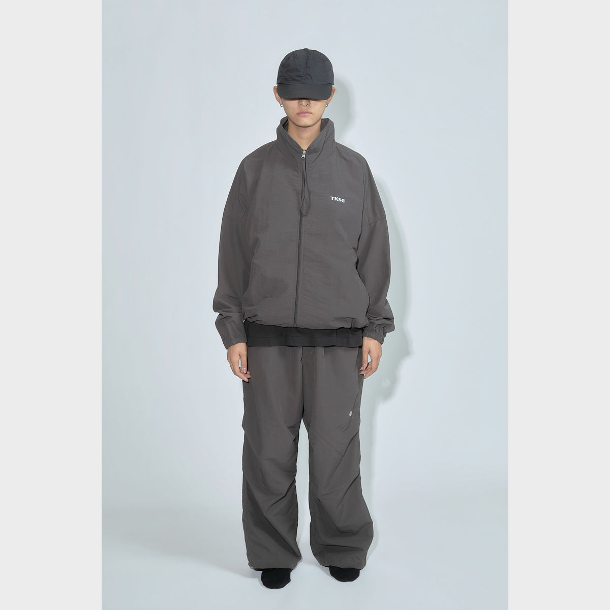 NYLON TRACK BLOUSON “GOLDFISH SWIM IN THE POOL”