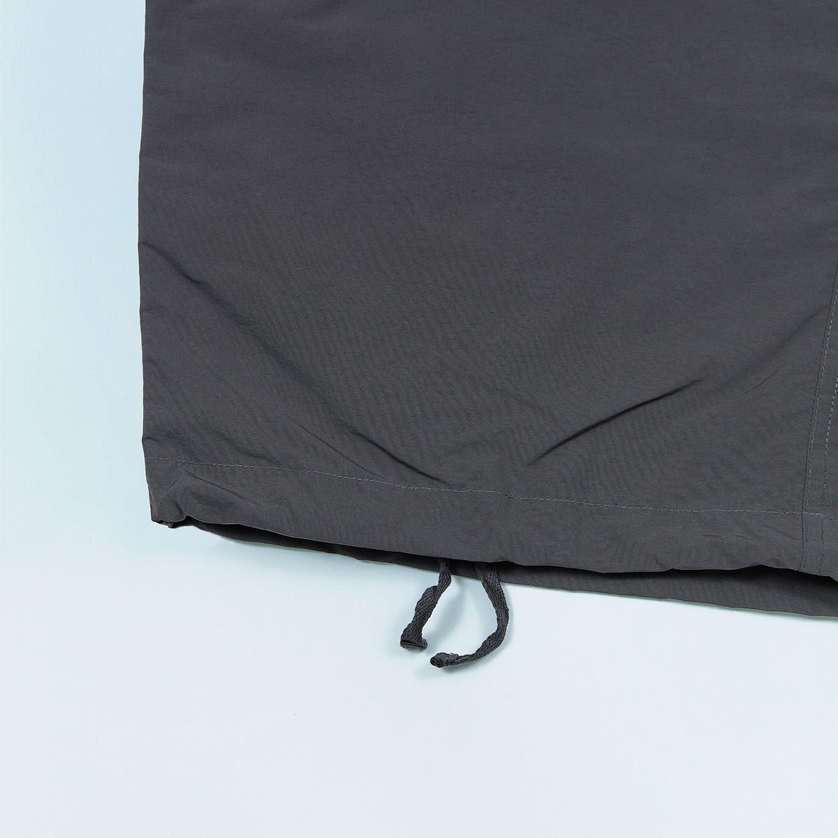 NYLON TRACK TROUSERS “MINDFULNESS SWIMMING” ー BLK