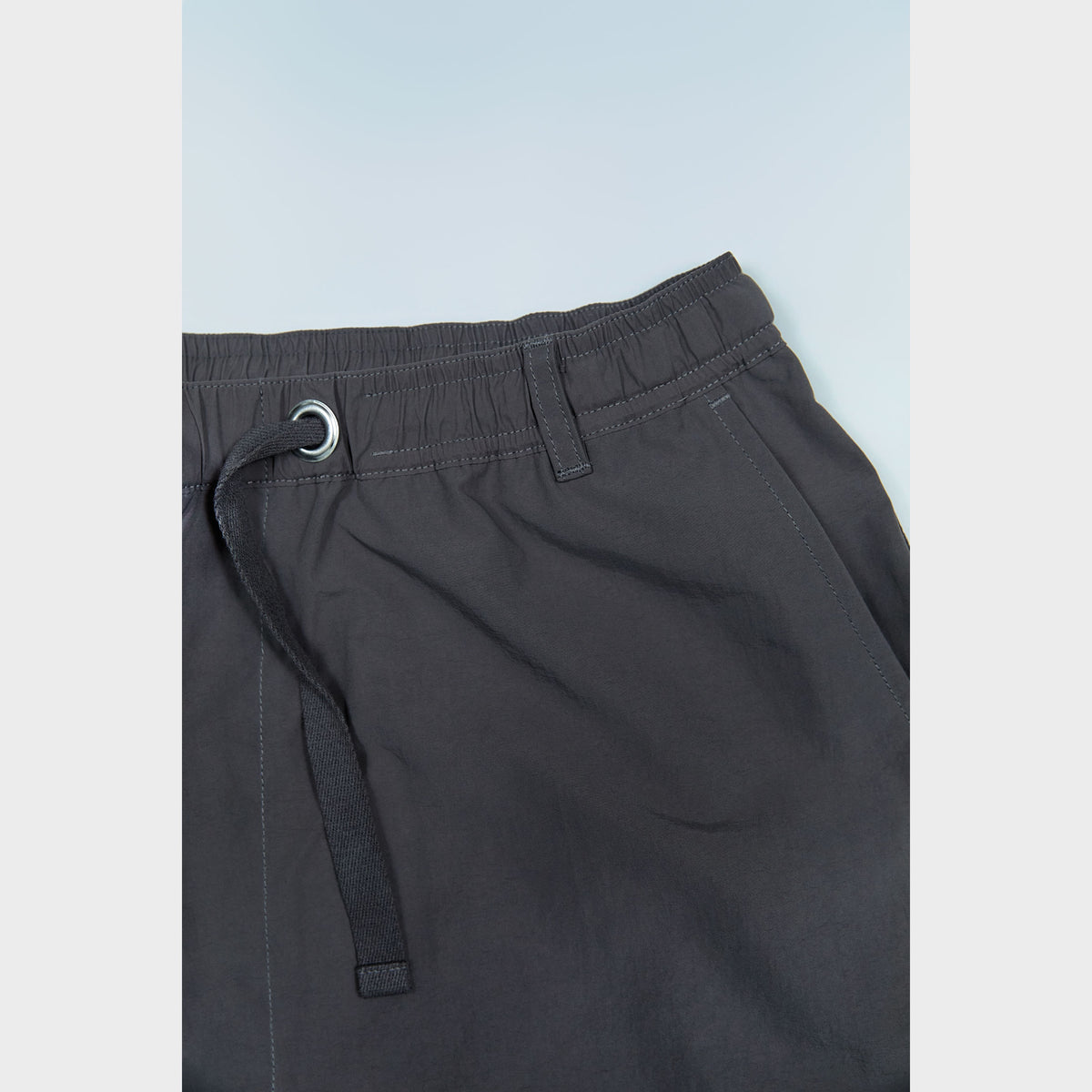 NYLON TRACK TROUSERS “MINDFULNESS SWIMMING” ー BLK