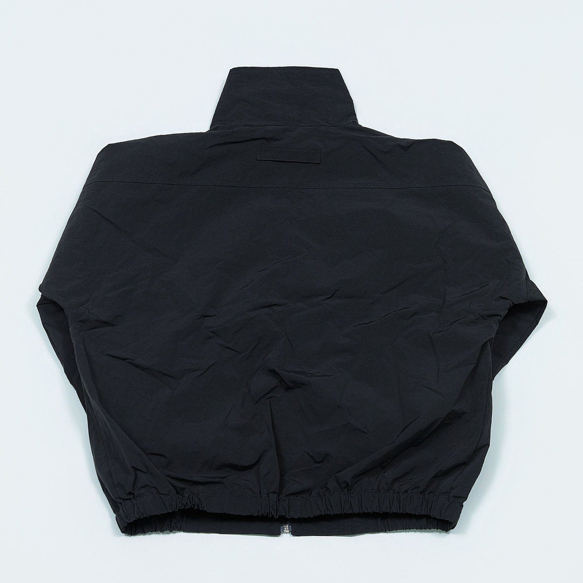 NYLON TRACK BLOUSON “MINDFULNESS SWIMMING” ー BLK