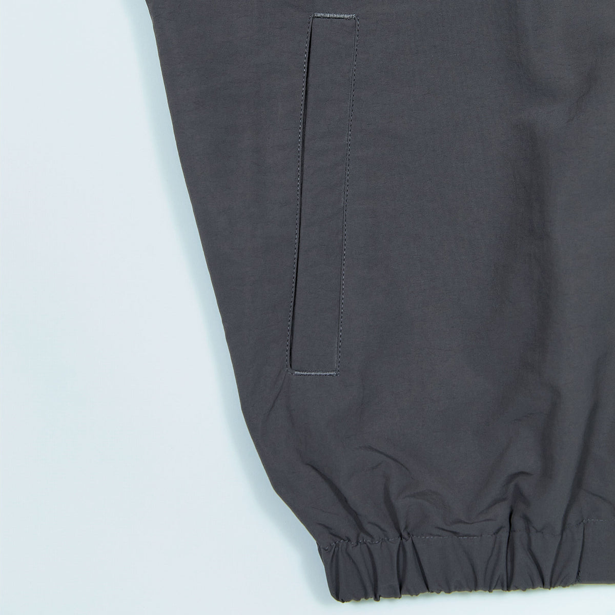 NYLON TRACK BLOUSON “SUN” ー BLK