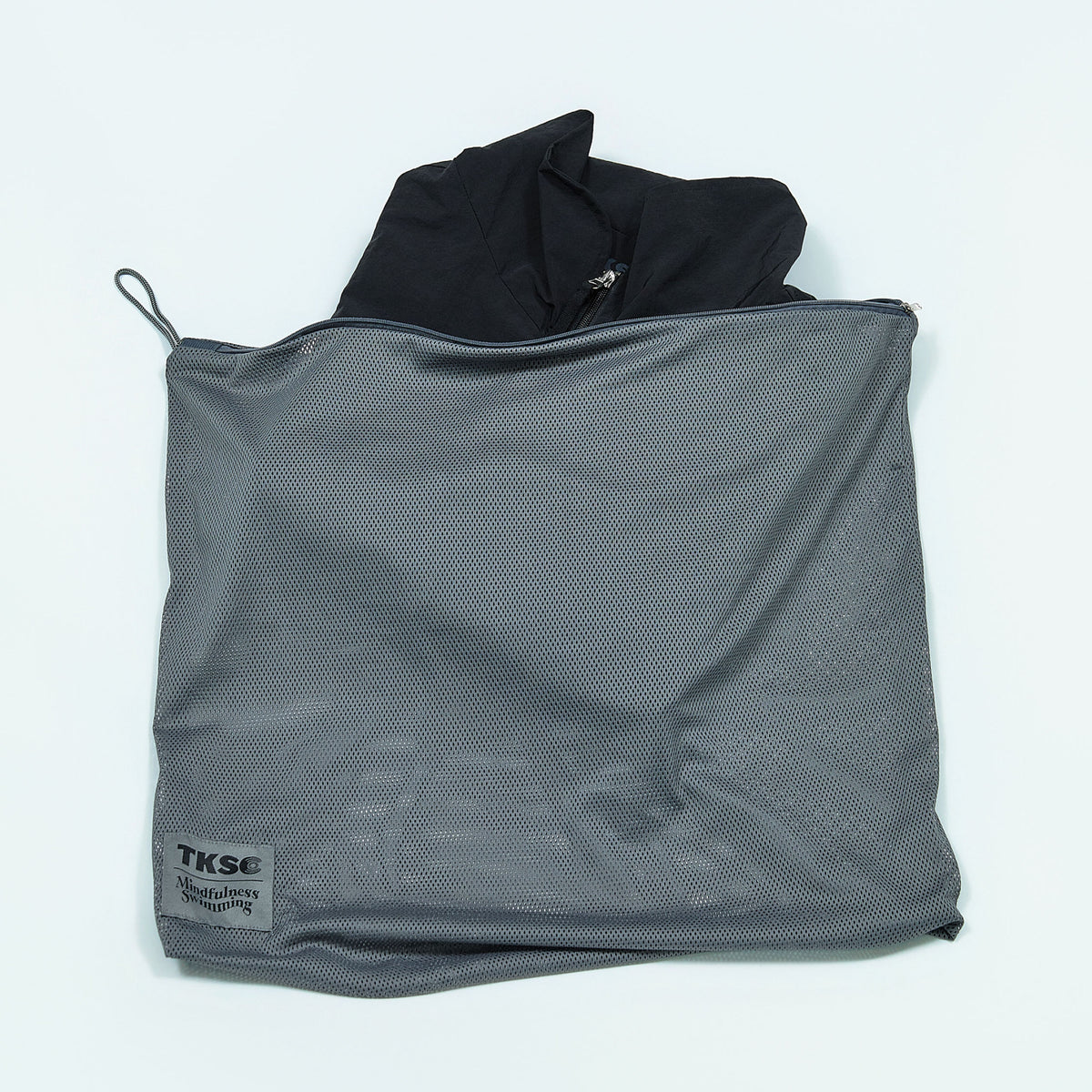 NYLON TRACK BLOUSON “SUN” ー BLK