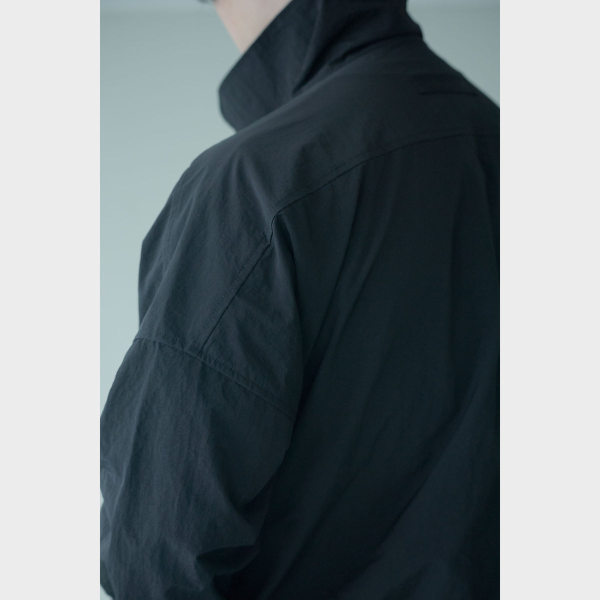 NYLON TRACK BLOUSON “SUN” ー BLK